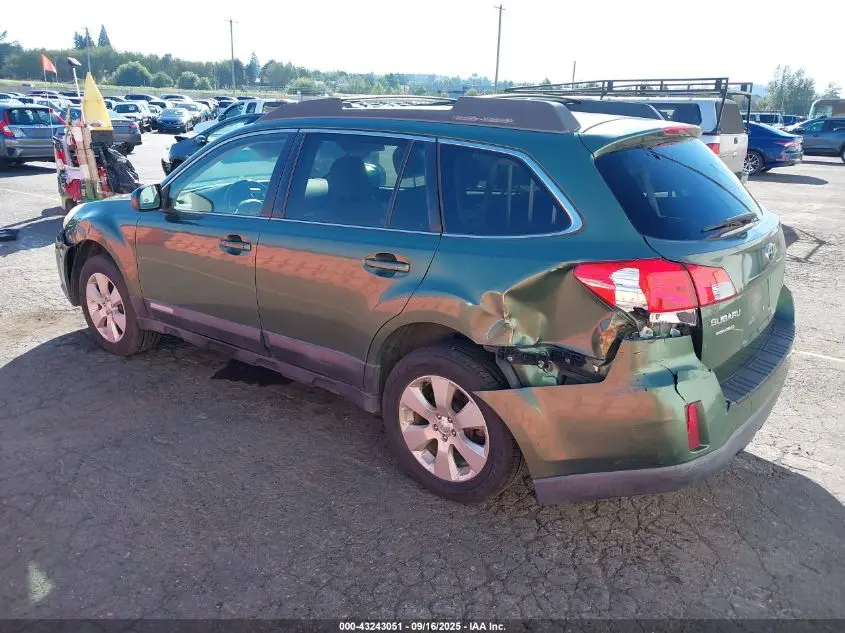 2012 SUBARU OUTBACK 2.5I PREMIUM