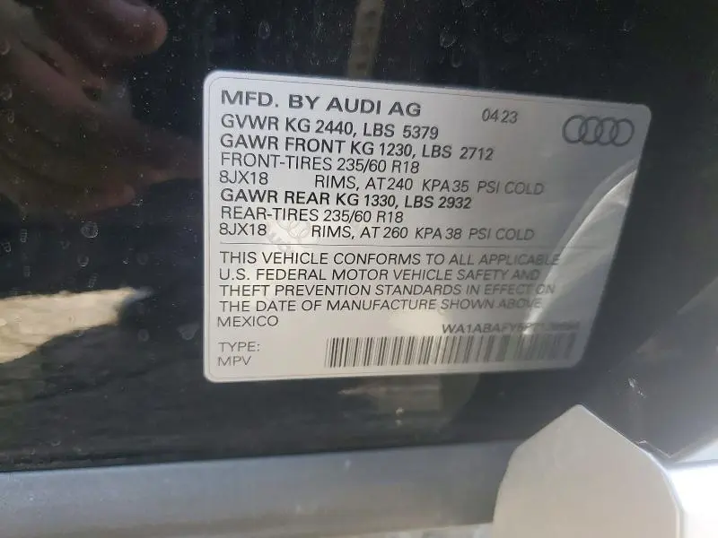 2023 AUDI Q5 PREMIUM 40  