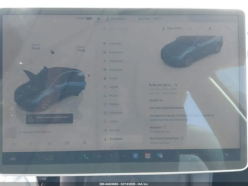 2022 TESLA MODEL Y LONG RANGE DUAL MOTOR ALL-WHEEL DRIVE