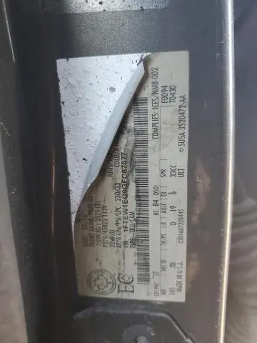 2016 FORD F150 SUPERCREW  