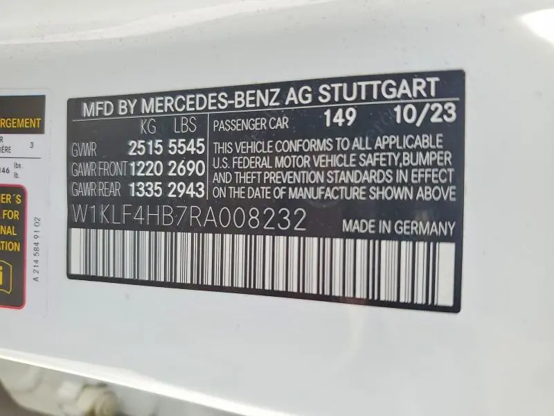 2024 MERCEDES-BENZ E 350 4MATIC  