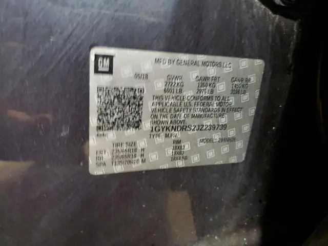 2018 CADILLAC XT5 LUXURY  