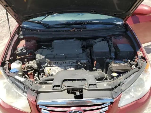 2010 HYUNDAI ELANTRA BLUE  