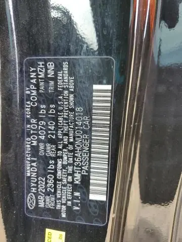 2022 HYUNDAI VELOSTER N   