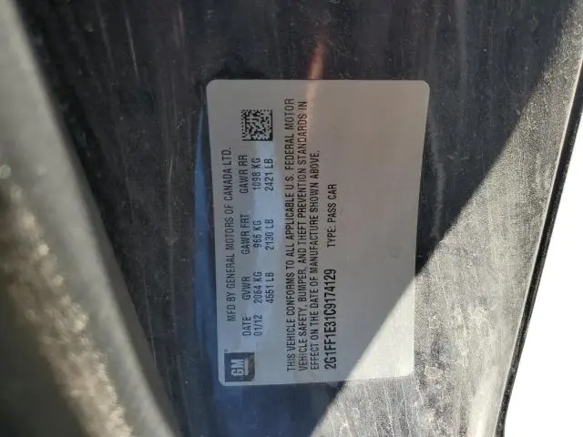 2012 CHEVROLET CAMARO LT  