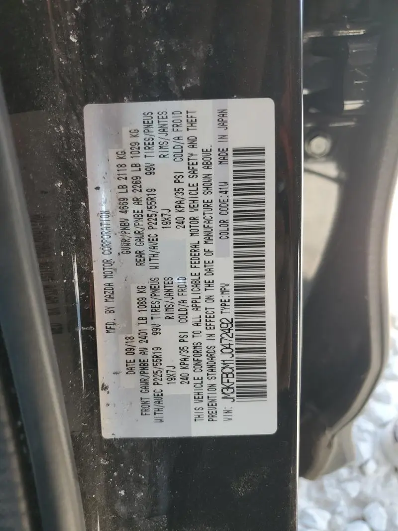 2018 MAZDA CX-5 TOURING  