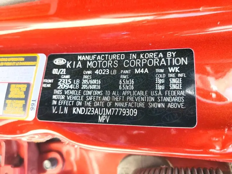 2021 KIA SOUL LX  