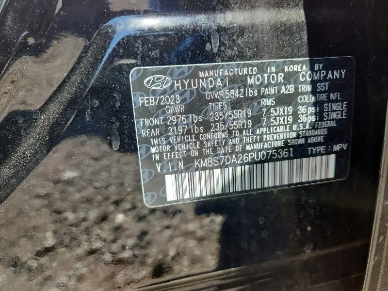 2023 HYUNDAI SANTA FE LIMITED  