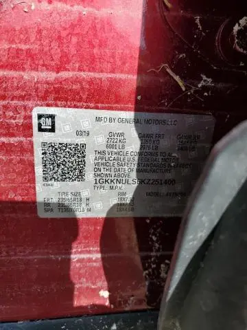 2019 GMC ACADIA SLT-1  