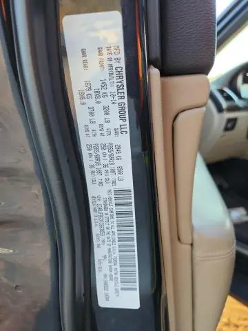 2015 JEEP GRAND CHEROKEE LIMITED  