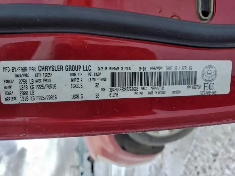 2010 DODGE JOURNEY SE  