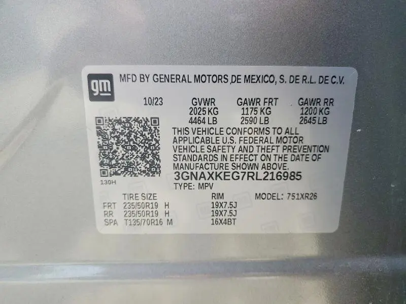 2024 CHEVROLET EQUINOX LT  