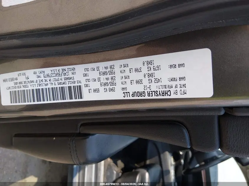 2012 JEEP GRAND CHEROKEE LIMITED