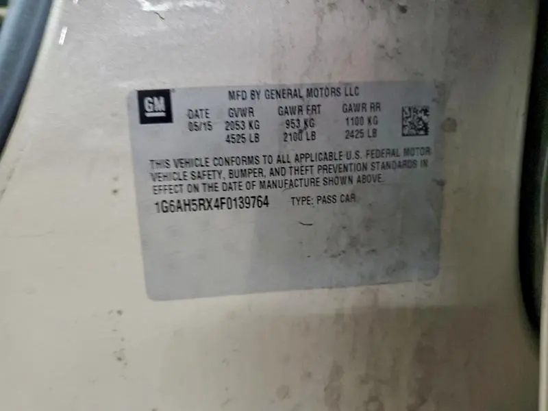 2015 CADILLAC ATS LUXURY  