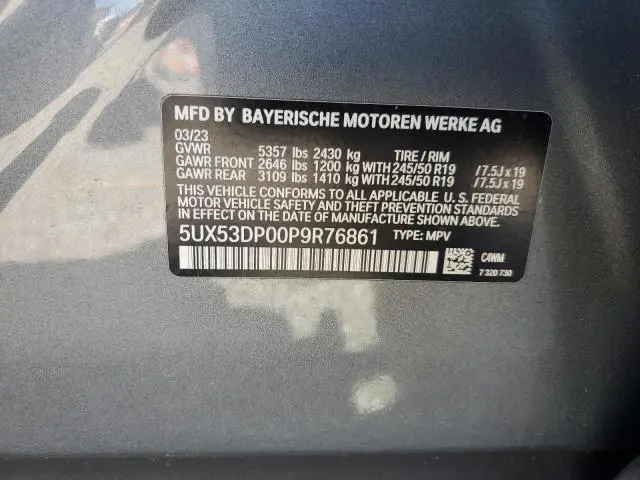 2023 BMW X3 XDRIVE30I  