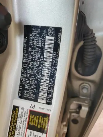 2015 TOYOTA CAMRY HYBRID  