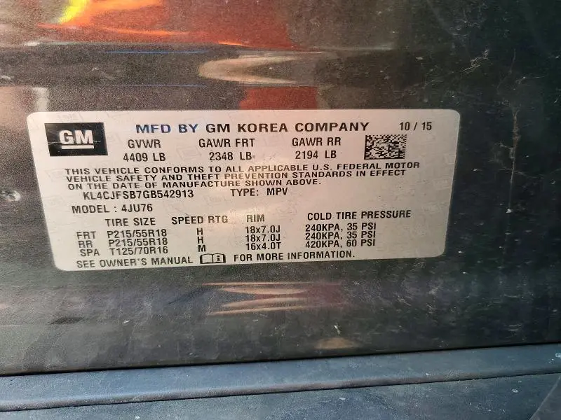 2016 BUICK ENCORE CONVENIENCE  