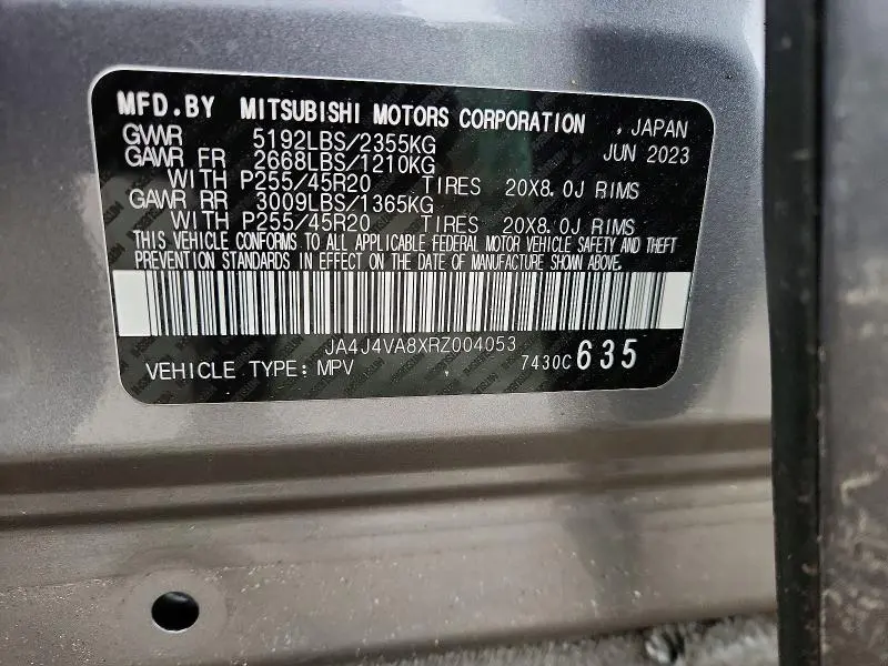 2024 MITSUBISHI OUTLANDER SE  