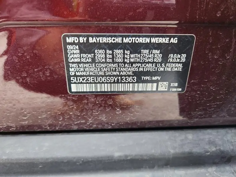 2025 BMW X5 XDRIVE40I  