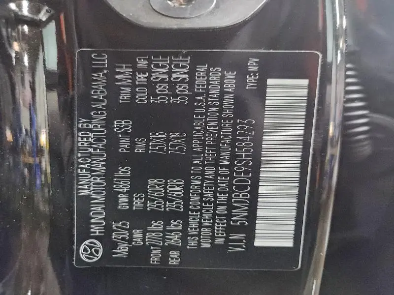 2025 HYUNDAI TUCSON SEL  