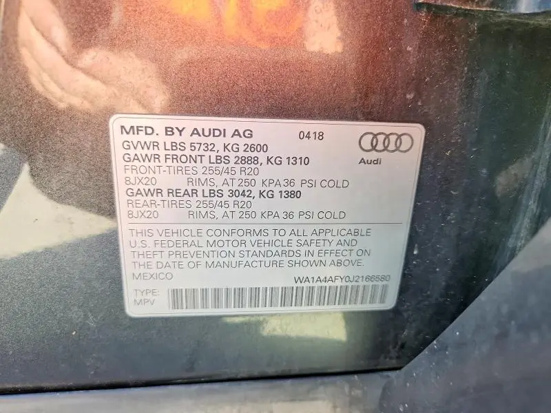 2018 AUDI SQ5 PREMIUM PLUS  