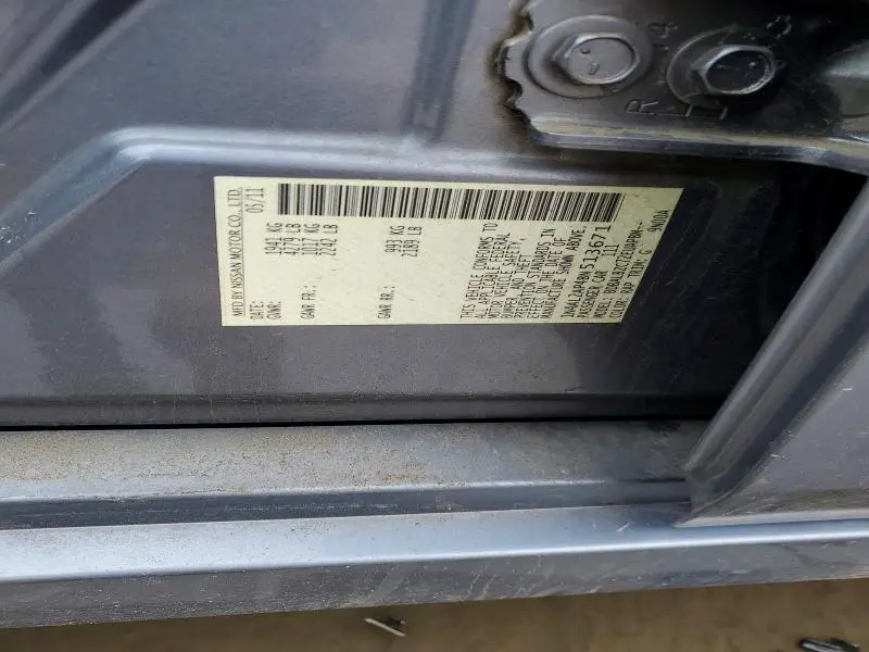 2011 NISSAN ALTIMA BASE  