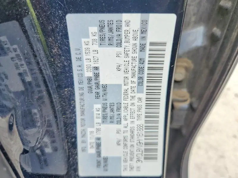 2017 TOYOTA YARIS IA BASE  