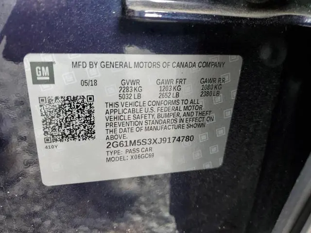 2018 CADILLAC XTS LUXURY  