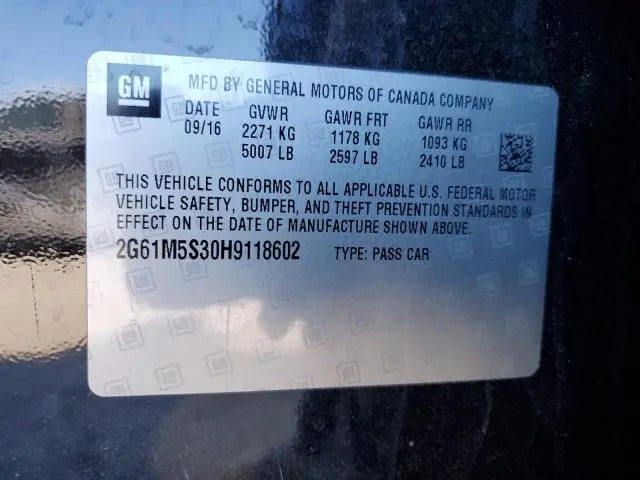 2017 CADILLAC XTS LUXURY