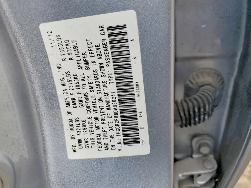 2013 HONDA ACCORD EXL  
