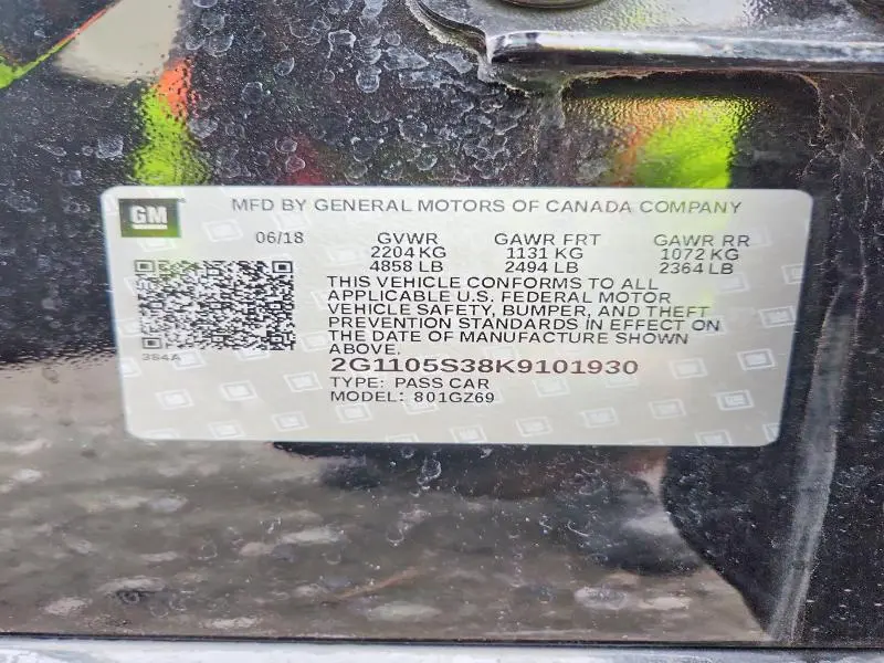 2019 CHEVROLET IMPALA PREMIER  