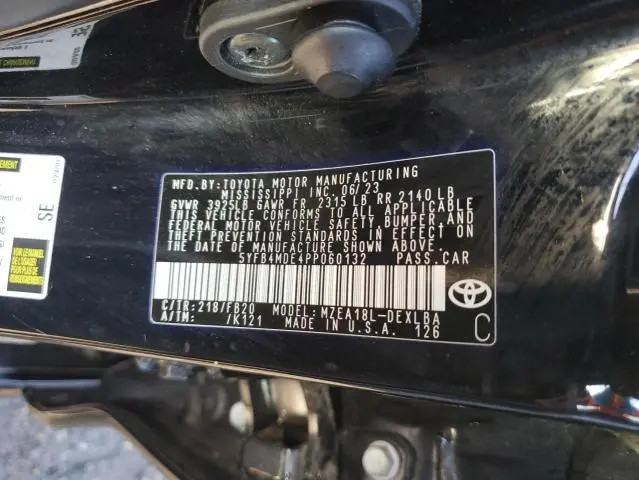 2023 TOYOTA COROLLA LE  