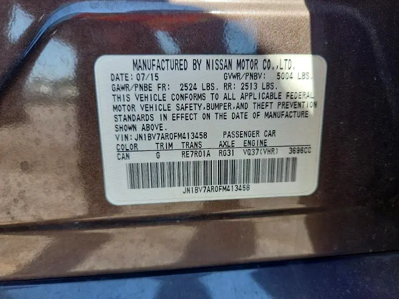 2015 INFINITI Q50 PREMIUM  