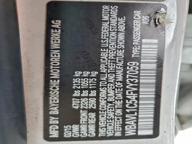 2015 BMW X1 XDRIVE28I  