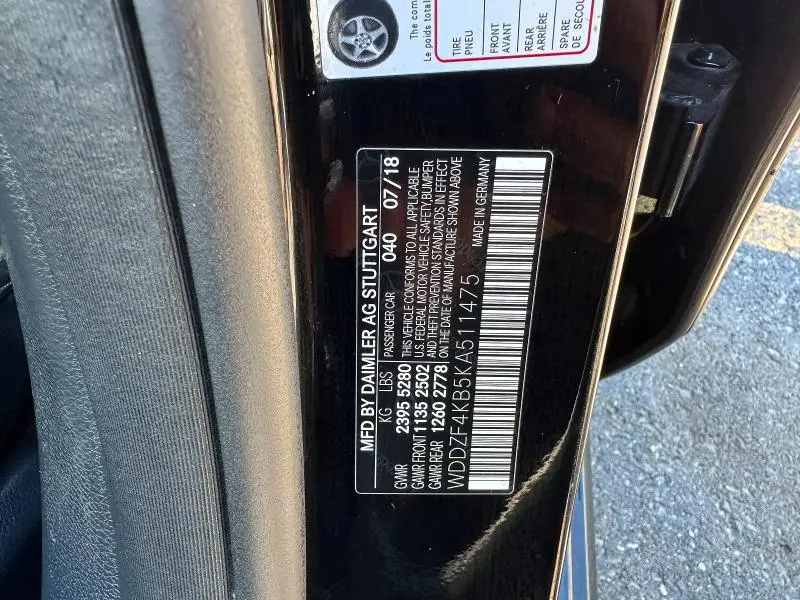 2019 MERCEDES-BENZ E 300 4MATIC  
