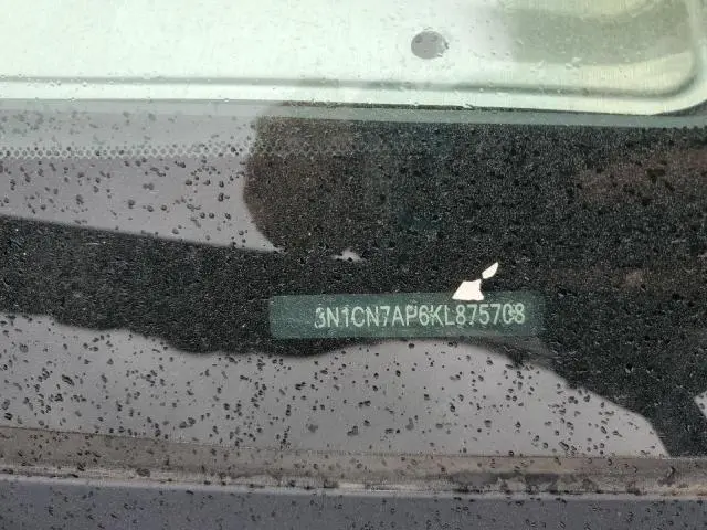 2019 NISSAN VERSA S  
