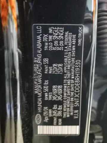 2024 HYUNDAI SANTA CRUZ SEL  