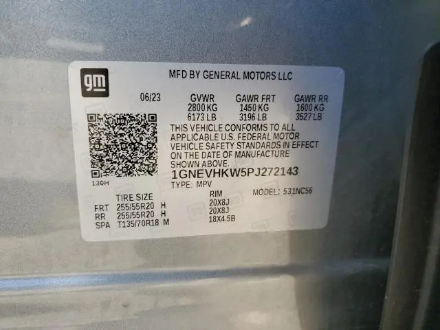 2023 CHEVROLET TRAVERSE LT  