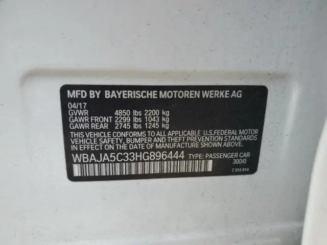 2017 BMW 530 I  