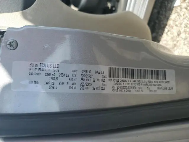 2018 DODGE GRAND CARAVAN SXT  