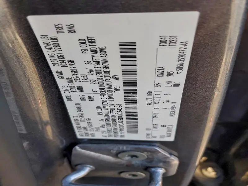 2013 FORD ESCAPE TITANIUM  