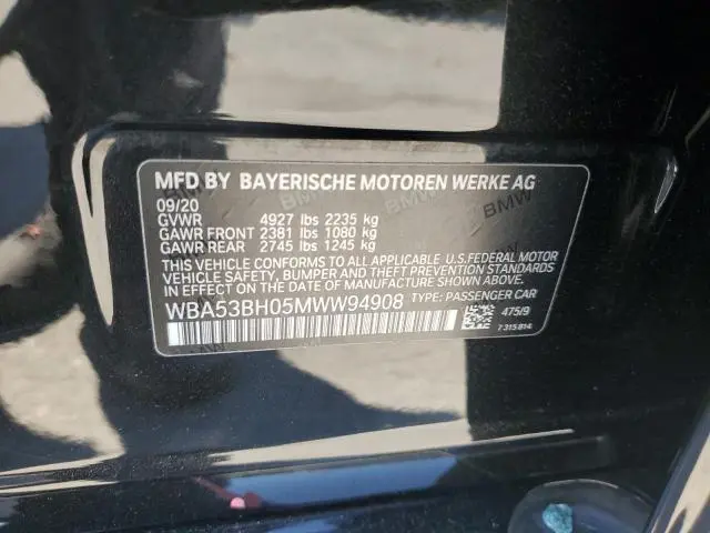 2021 BMW 530 I  