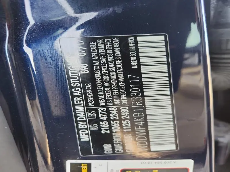 2018 MERCEDES-BENZ C 300 4MATIC  