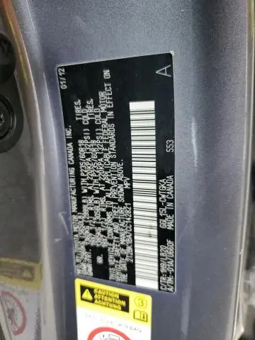 2012 LEXUS RX 350  