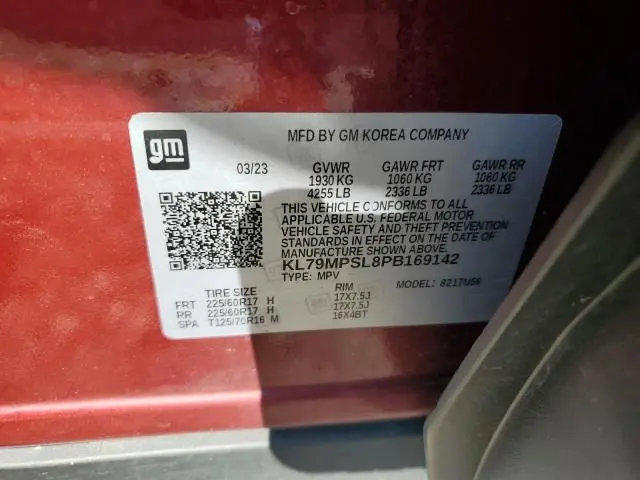 2023 CHEVROLET TRAILBLAZER LT  