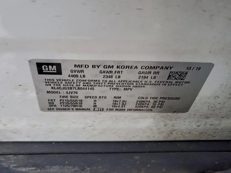 2020 BUICK ENCORE ESSENCE  