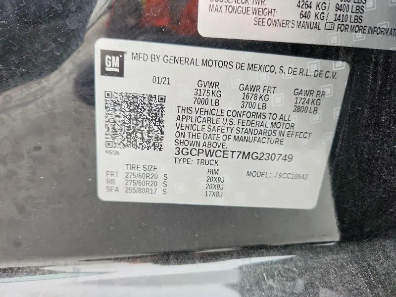 2021 CHEVROLET SILVERADO C1500 LT  