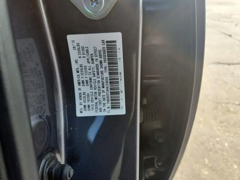 2017 HONDA ACCORD LX  