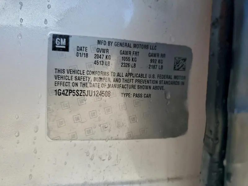 2018 BUICK LACROSSE ESSENCE  