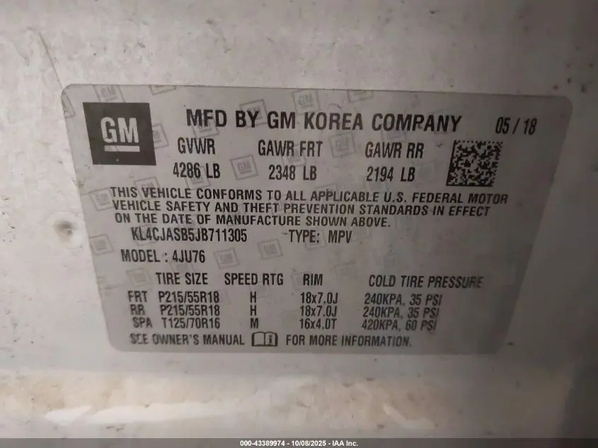 2018 BUICK ENCORE PREFERRED